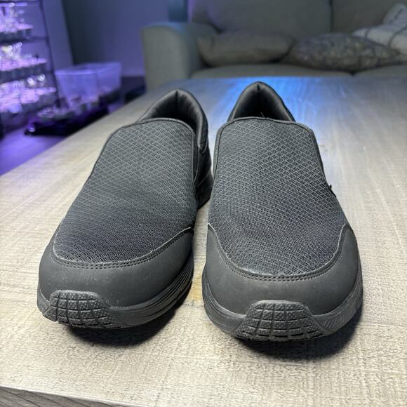 Skechers Men's Size 13 Equalizer 4.0 Persisting Walking Shoes Black Slip On - Picture 2 of 8